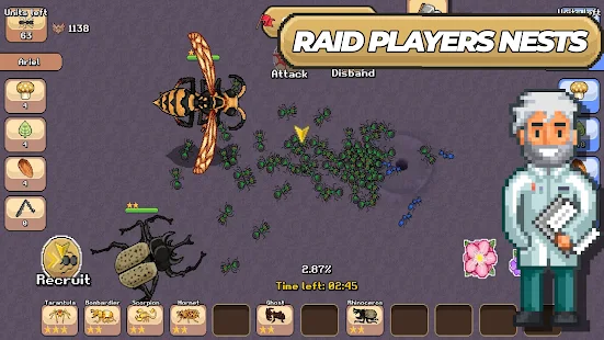 Pocket Ants Raid Players
