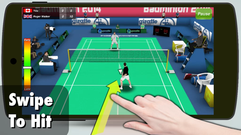 Badminton 3D Hit