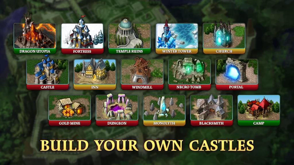 Magic War Legends Mod Apk Castles