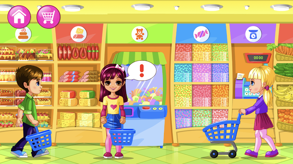 Supermarket Game Shopping