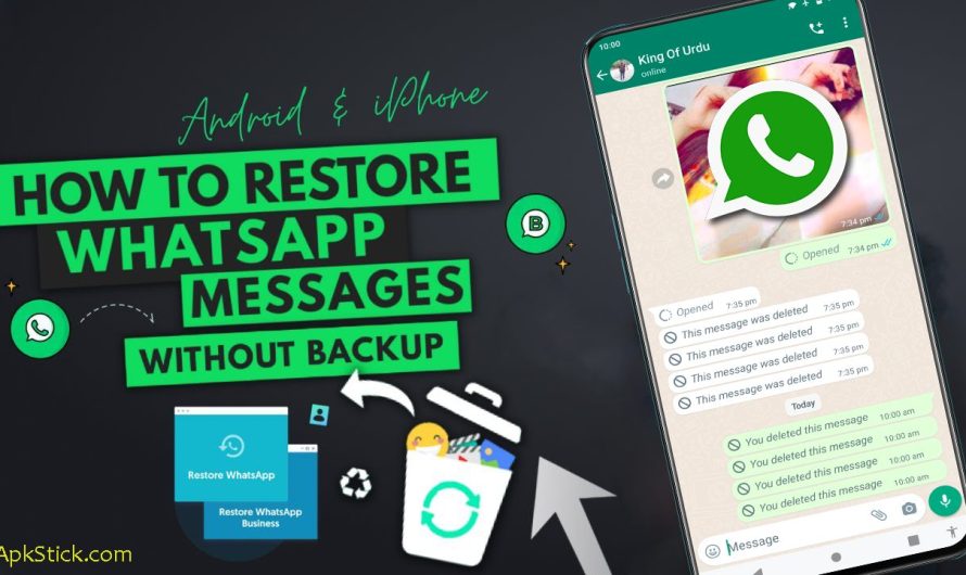 How to Recover Deleted WhatsApp Chats on Android and iPhone